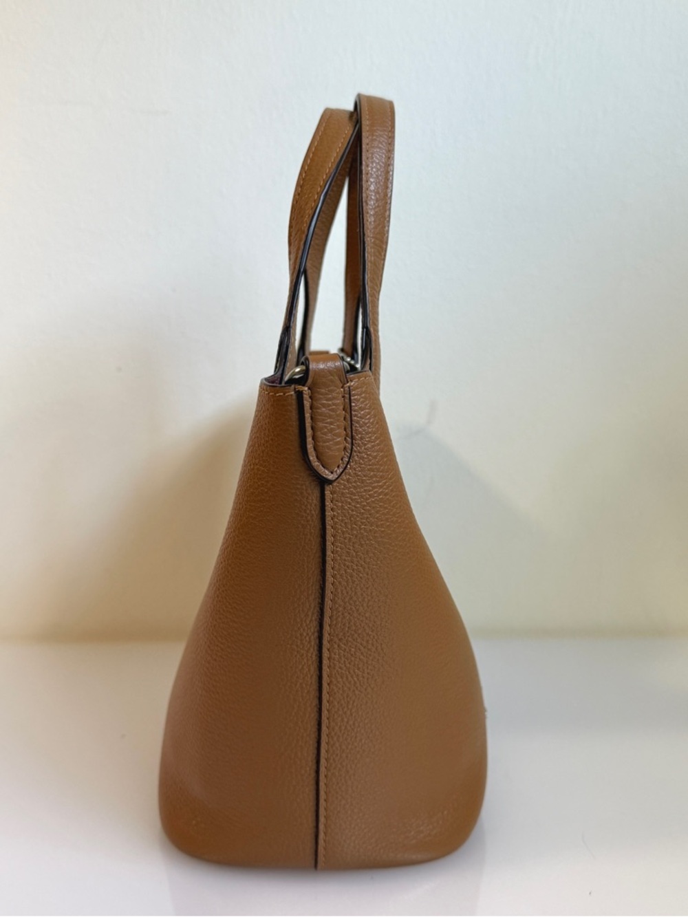 Coach Hanna Bucket Bag Saddle Brown - Picture 6 of 14